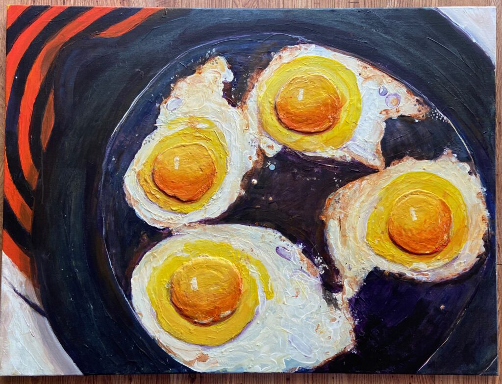 fried eggs