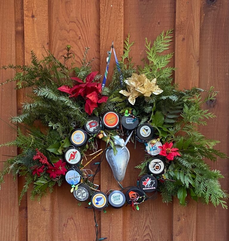 "Puck Christmas" Wreath